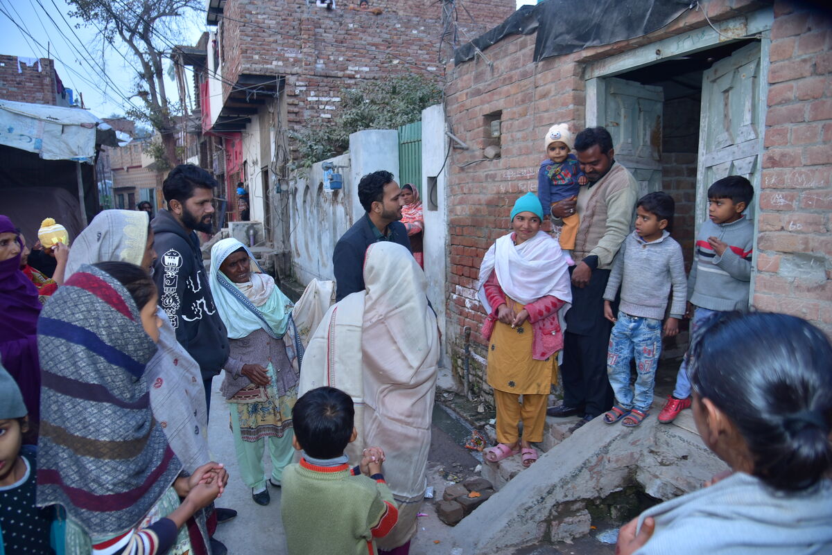 Prayer and relief in Jaranwala, Faisalabad